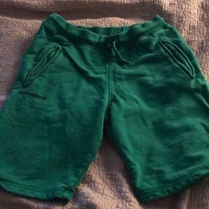 Green shorts